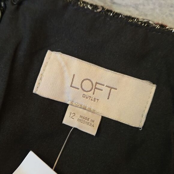 Loft Outlet Twill Pencil Skirt, Women's Size 12, New With Tags - Picture 8 of 12